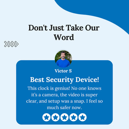 YAYA™ — SafeView Surveillance Clock