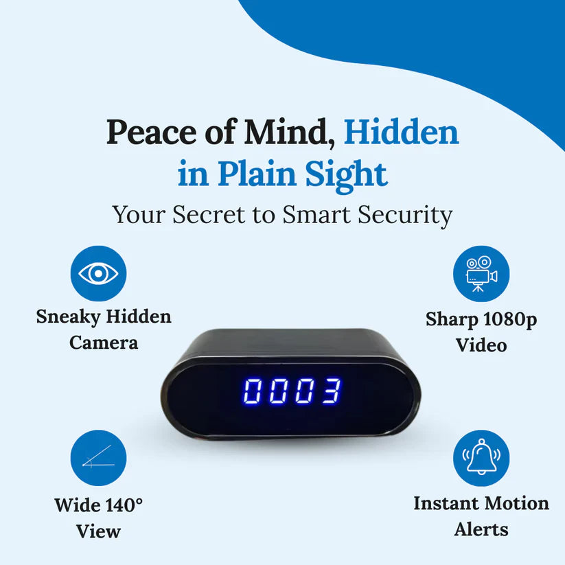 YAYA™ — SafeView Surveillance Clock