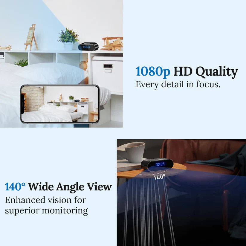 YAYA™ — SafeView Surveillance Clock